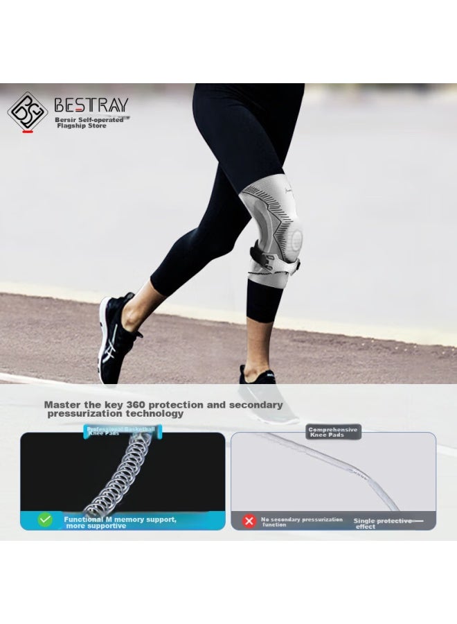 Bestray Sports Knee Pads Professional Knee Protectors Meniscus Basketball Running Specialized Knee Guards For Men And Women Deep Squat Protectio - Image 5