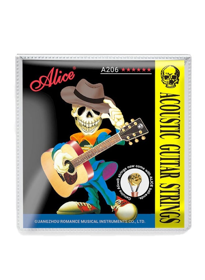 أليس أوتار جيتار أليس الكلاسيكي A206 مجموعة أوتار نايلون من 1 إلى 6 أوتار أوتار جيتار - Image 1