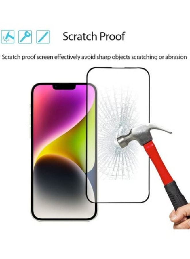 ACLIX 2 Pack Screen Protector for iPhone 14 Max 6.7" 2022 + 2 Pack Camera Lens Protector, Case Friendly Tempered Glass Film, Anti-scratch HD Crystal Protection Coverage - Image 5