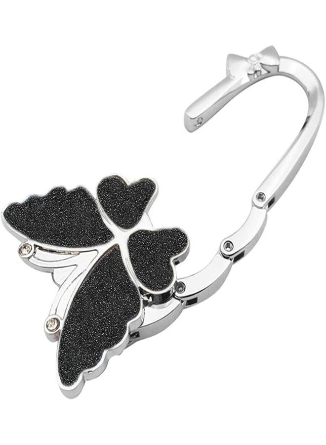 KUNHEHO Purse Hook for Table Butterfly and Cat Design Foldable Handbag Hanger Folding Holder(Black) - Image 5