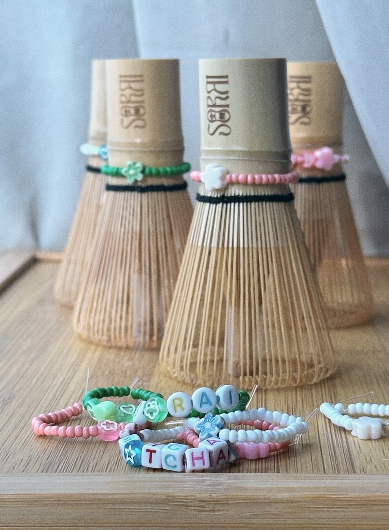SORAI Charm Chasen – Handmade Bamboo Matcha Whisk, Traditional Japanese Tea Ceremony Tool - Image 1
