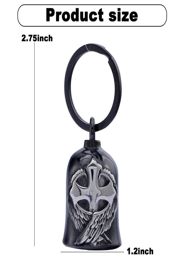 CYZBTBl Motorcycle for Bells - Motorcycle Angel Bell for Men Women,Bell Biker Accessory,Guard Riding Safety - Image 4