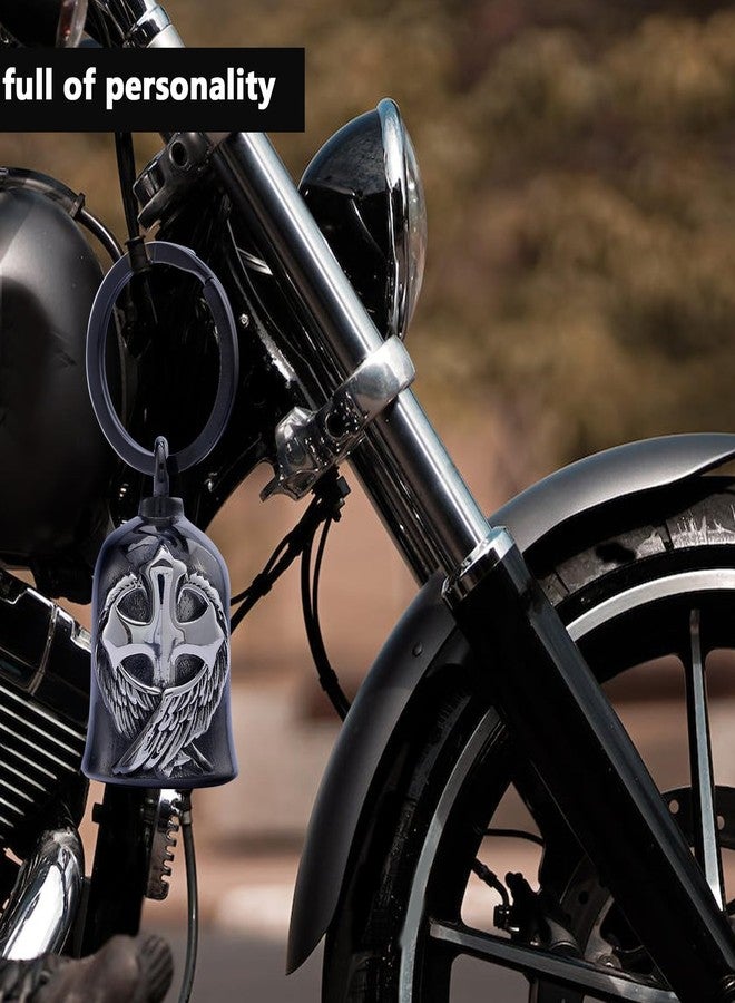 CYZBTBl Motorcycle for Bells - Motorcycle Angel Bell for Men Women,Bell Biker Accessory,Guard Riding Safety - Image 2