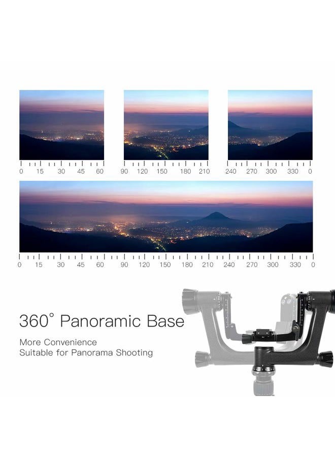 SIRUI PH-Series Carbon Fiber Gimbal Head (PH-10) - Image 5