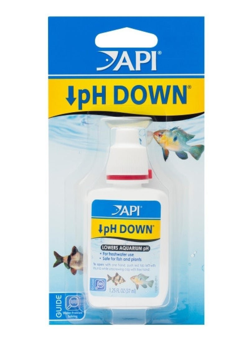 ايه بي آي مُخفِّض درجة الحموضة API 1.25 أونصة - مُخفِّض درجة الحموضة لأحواض المياه العذبة