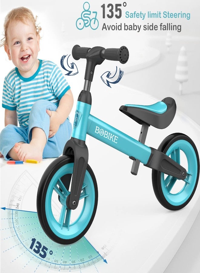 Bobike Toddler Balance Bike Toys for 1 to 3 Year Old Girls Boys Adjustable Seat and Handlebar No-Pedal Training Bike Best Gifts for Kids (Blue) - Image 5