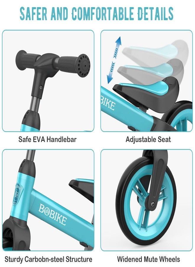 Bobike Toddler Balance Bike Toys for 1 to 3 Year Old Girls Boys Adjustable Seat and Handlebar No-Pedal Training Bike Best Gifts for Kids (Blue) - Image 3