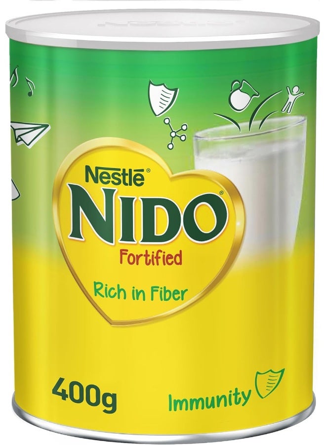 Nido حليب نيدو المدعم من نستله غني بالألياف 400 جرام - Image 1