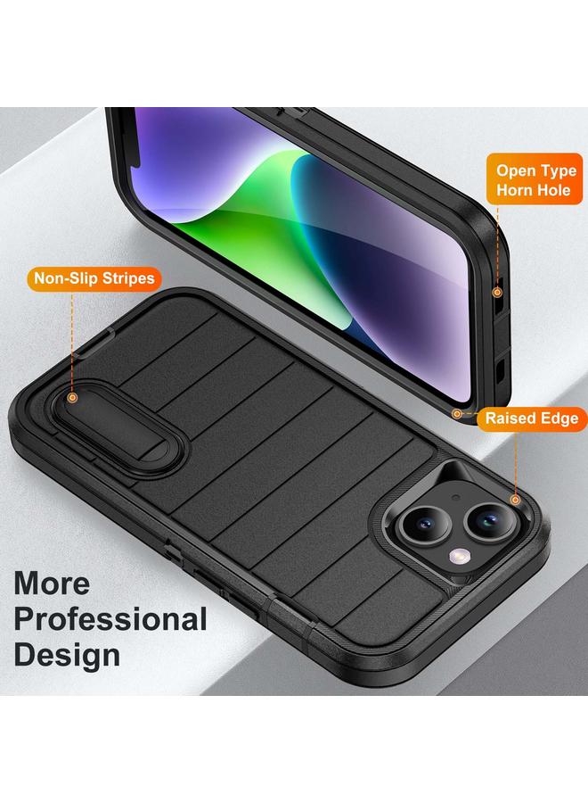 S-TOP Case For iPhone 13 Defender Gen2 Rugged PC + Silicone Phone Case with Holder - Image 3