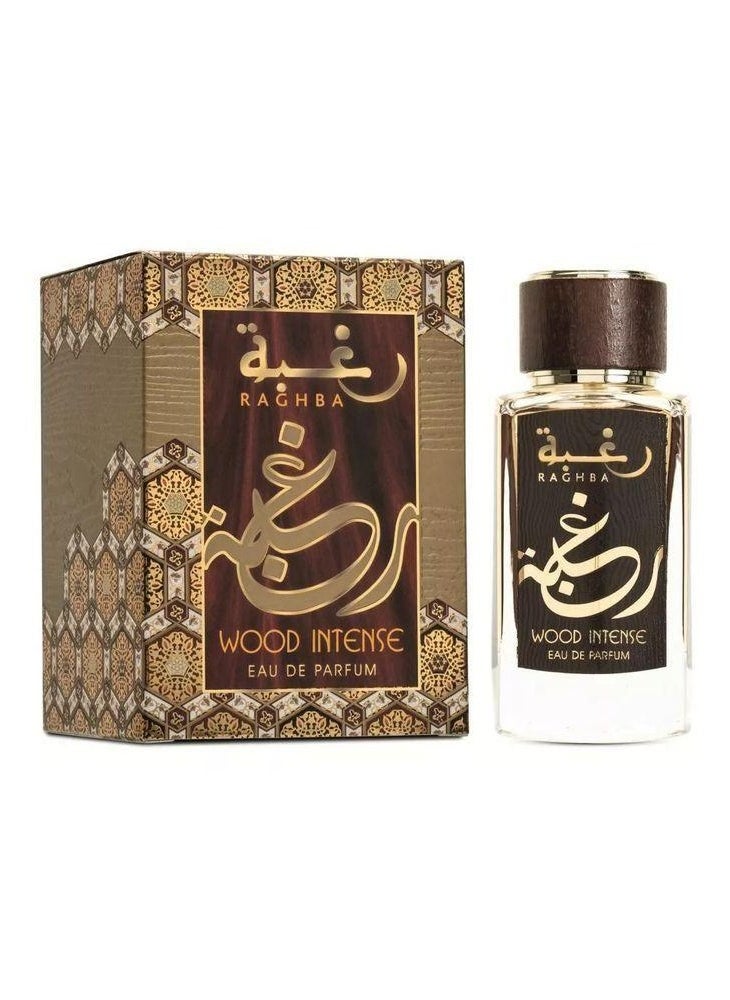 Lattafa Raghba Wood Intense EDP Unisex 100ml  - Image 1