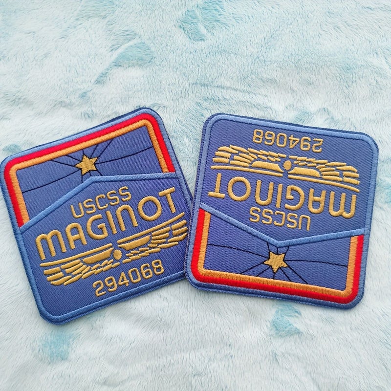 1Pc USS Maginot Iron Patch Vented Hot Stamping Embroidery Sci Fi Badge for Clothes - Image 1