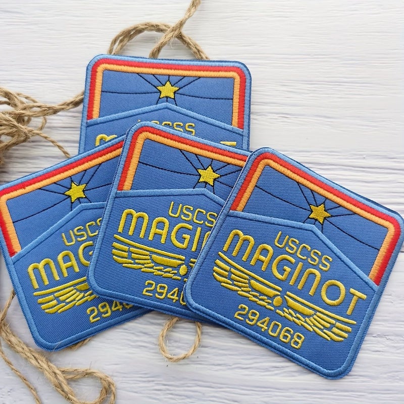 1Pc USS Maginot Iron Patch Vented Hot Stamping Embroidery Sci Fi Badge for Clothes - Image 5