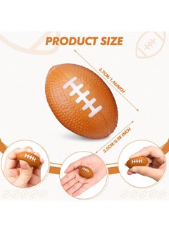 Jerify 120 Packs Mini Football Stress Ball, 1.46 Inch, Pu Foam, Suitable For Parties, School, Rewards  - Image 2