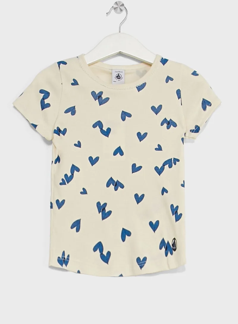 Petit Bateau Kids Aop Pyjama Set