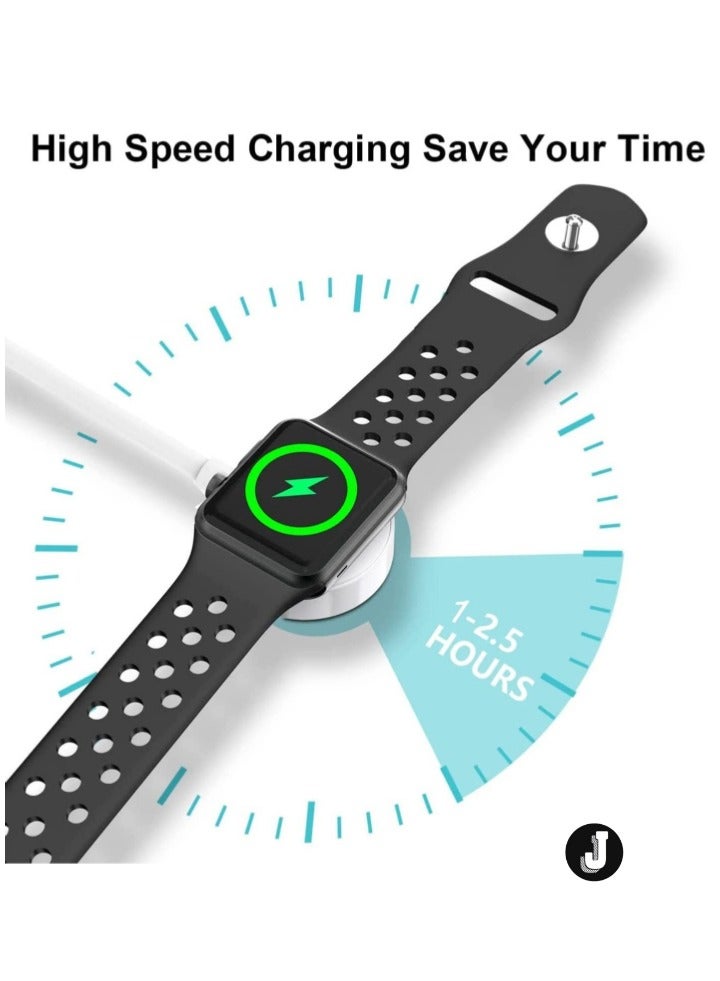 JAJEEK "Wireless Charging Cable ET-WC22 for Apple Watch – 5V/0.35A, 1.0m, White – Fast & Efficient Charging Solution" - Image 2