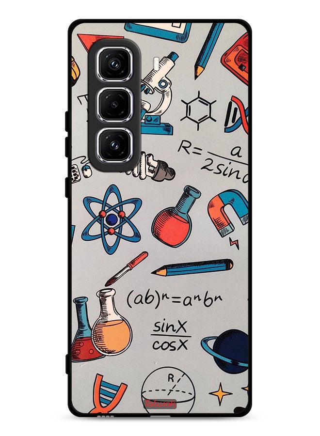 Tolwak Infinix Hot 50 Pro Plus 4G Protective Case Cover Science Tags - Image 1