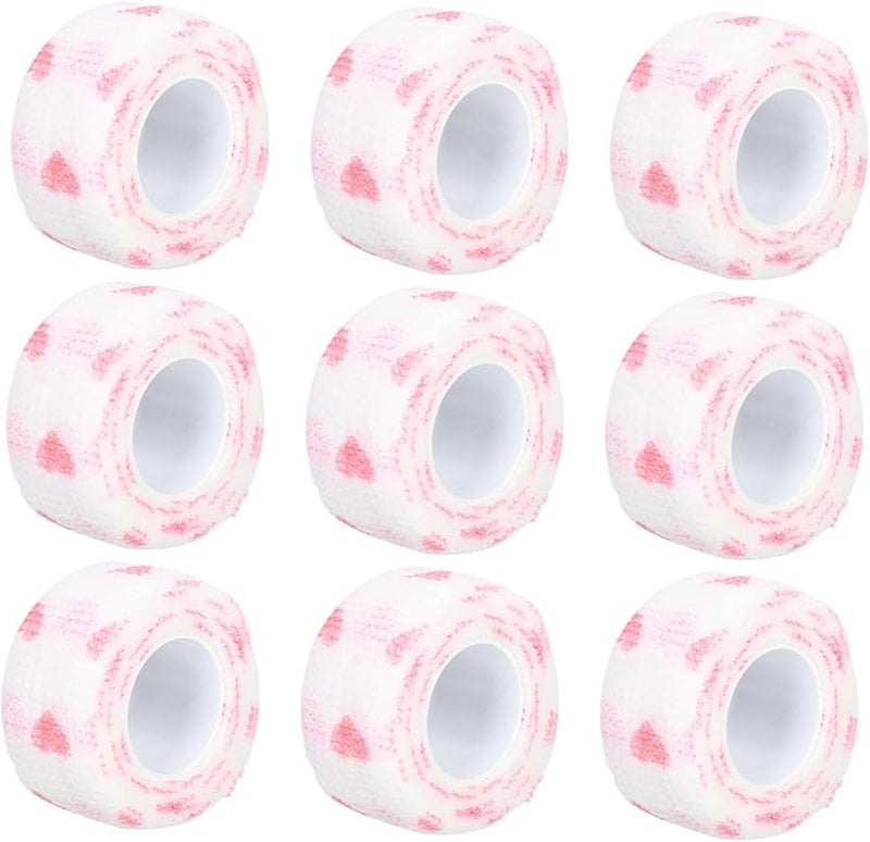 10 لفات من اللفائف اللاصقة المتماسكة غير المنسوجة لحماية مفاصل الأصابع والكاحل - Image 1