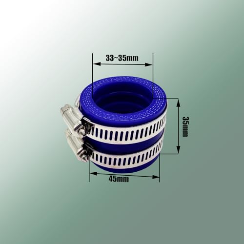 Rxmgf 35 40 45mm Motorcycle Carburetor Rubber Adapter Intake Manifold Carburetor Boot Joints for Motorcycle Carburetor (35mm) - Image 4