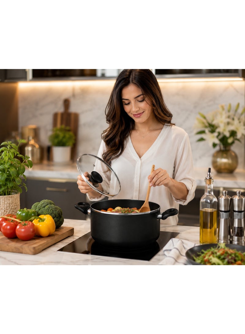 Lamart Aluminium Casserole With Lid 24 Cm - Image 4
