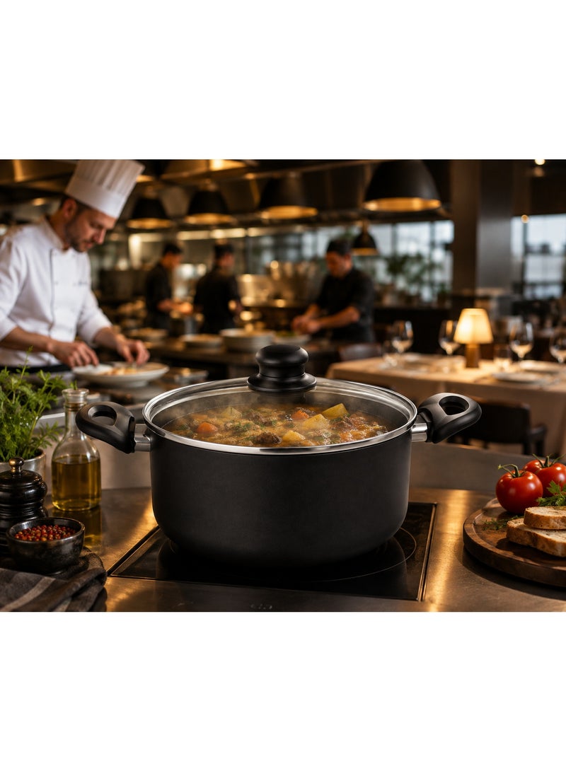 Lamart Aluminium Casserole With Lid 24 Cm - Image 5