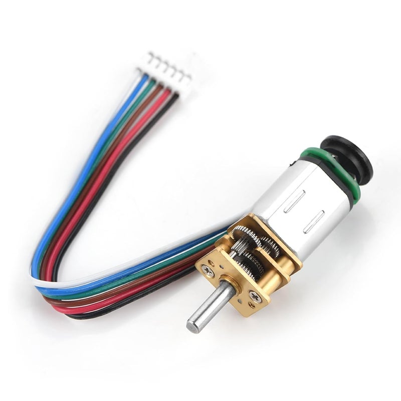 DC Motor with Encoder Pure Copper Wire Coil 6V 2W Large Moment of Force 0.5oz for Little Robots Tracking Cars (6V 60RPM) - Image 5