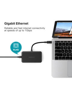 NIBEMINENT 7-In-1 Multiport Hub Black  - Image 4