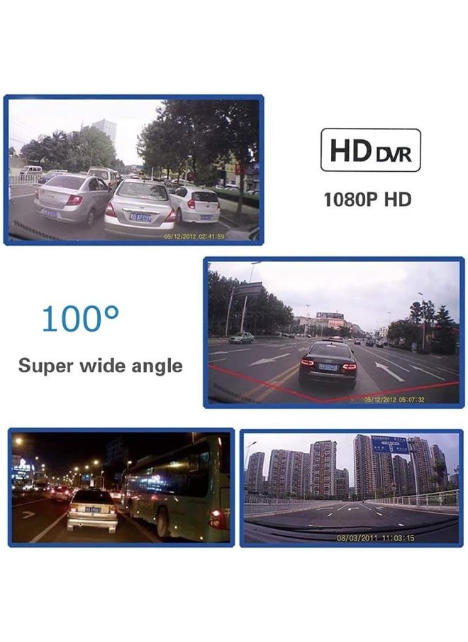 CATANES - Mini Car Camera Dashcam 140° Wide Angle Car DVR Dash Cam Dashboard Camcorder Black Box with G-Sensor Night Vision - Image 1