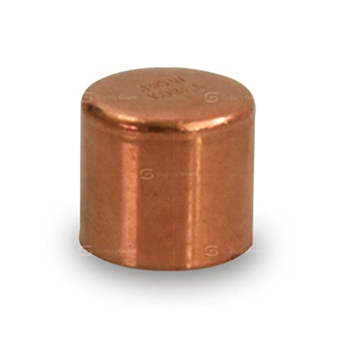 SUPPLYGIANT Supply Giant DUFD0012 Copper Cap with Sweat Socket, 1/2 - Image 1