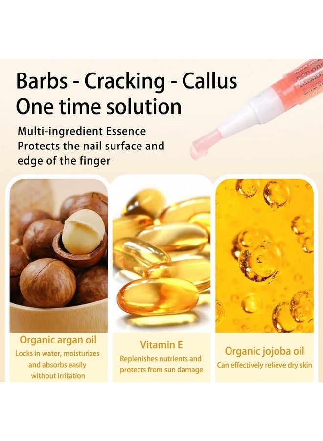 SULLMAR Cuticle Oil Pen Sweet Almond Nail Growth Serum And Repair Treatment Hydrating Oil For Dry Cuticles And Skin Cuticle Buddy Revitalize Nails With Radiant Nail Growth Oil (6Pcs Pens) - Image 2