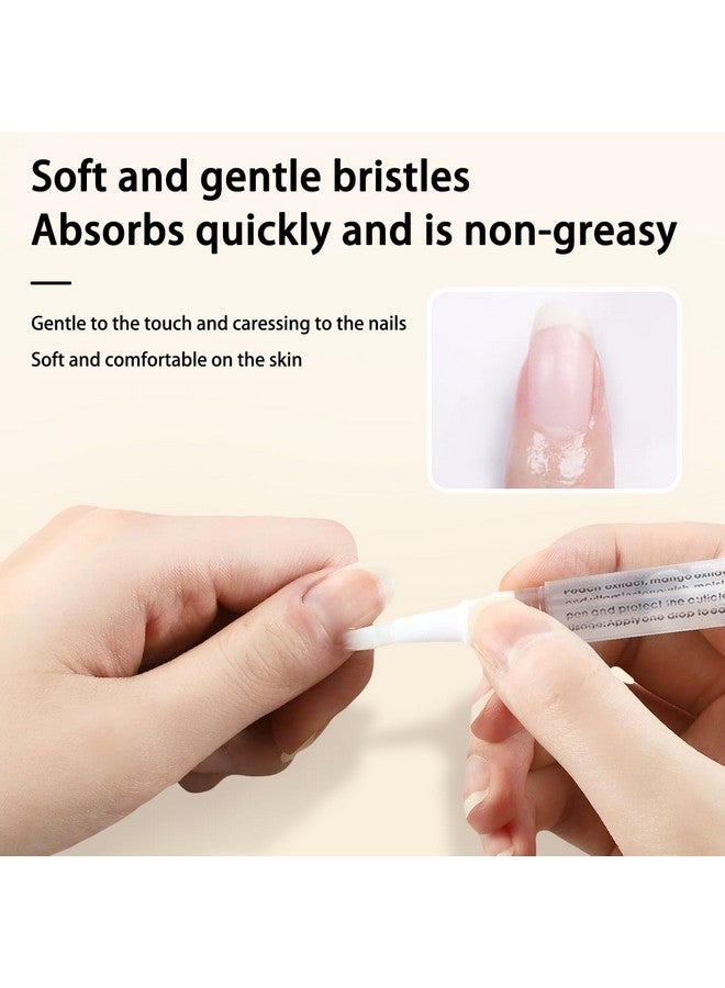 SULLMAR Cuticle Oil Pen Sweet Almond Nail Growth Serum And Repair Treatment Hydrating Oil For Dry Cuticles And Skin Cuticle Buddy Revitalize Nails With Radiant Nail Growth Oil (6Pcs Pens) - Image 5