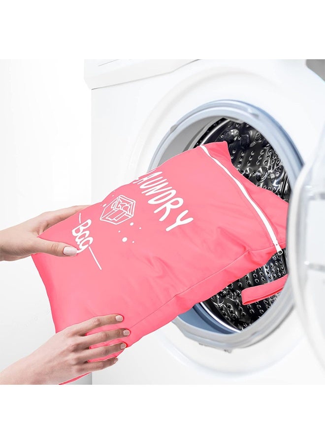 2 قطعة حقيبة غسيل سفر كبيرة مقاومة للماء وحقيبة جافة قابلة للغسل وحقيبة ملابس متسخة وحقيبة ملابس سباحة وحقيبة تمرين للصالة الرياضية وملابس غسيل وملابس مبللة وملابس سباحة ويوغا - Image 5