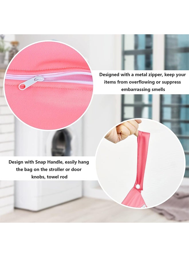 2 قطعة حقيبة غسيل سفر كبيرة مقاومة للماء وحقيبة جافة قابلة للغسل وحقيبة ملابس متسخة وحقيبة ملابس سباحة وحقيبة تمرين للصالة الرياضية وملابس غسيل وملابس مبللة وملابس سباحة ويوغا - Image 4