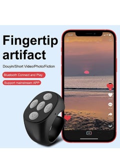 Generic Scrolling Ring for TIKToks Remote Control ,Multifunctional Page Turner Scrolling and Camera Shutter Control For IOS and Androids  - Image 1
