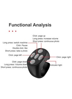 Generic Scrolling Ring for TIKToks Remote Control ,Multifunctional Page Turner Scrolling and Camera Shutter Control For IOS and Androids  - Image 3