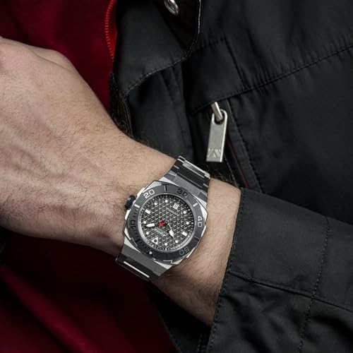 Alpina Men's Automatic Seastrong Watch, Silver-Tone Stainless Steel Bracelet, Gray Dial, Date Style: AL-525G3VE6B - Image 2