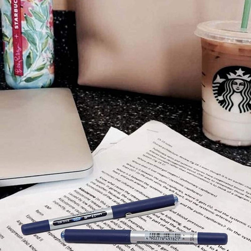 Uniball Uni-ball Eye Micro Gel Ink Pen Set - 10 Pcs - Blue - Image 2