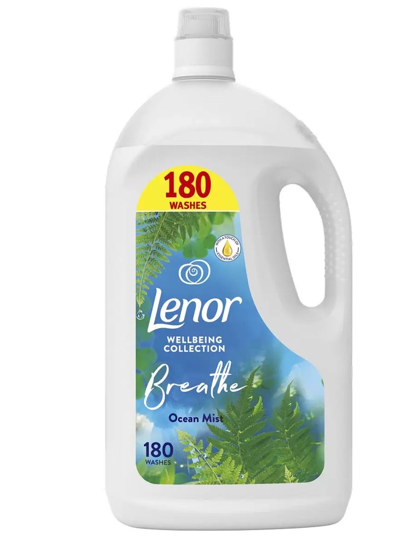 Lenor Concentrated Long Lasting Baby Fabric Conditioner Ocean Mist Fragrance , 3.6L (180 Wash) | Comfort Formula For Cloth 