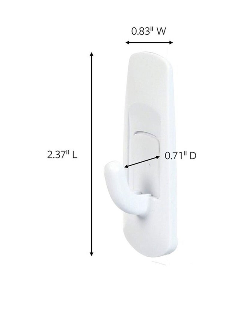 Command 2 Piece Utility Hook White Small - Image 4