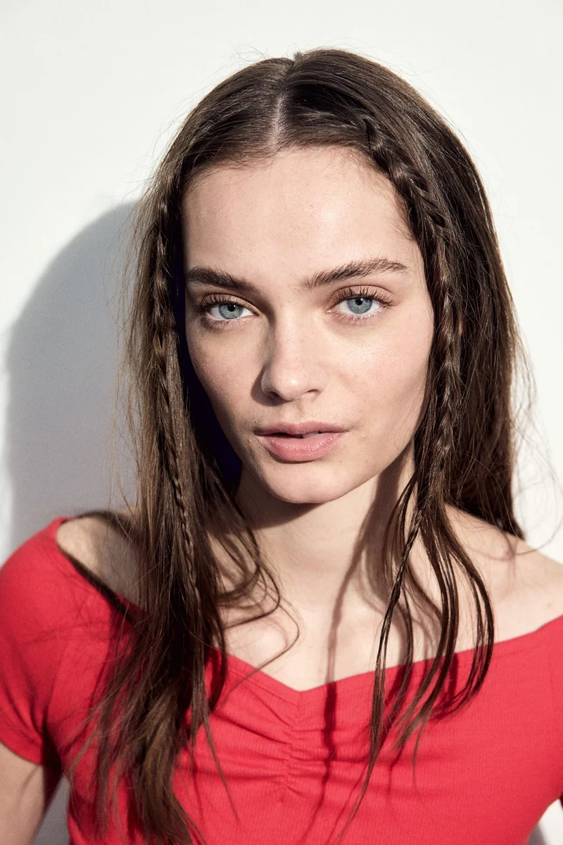 H&M Ribbed boat-neck top