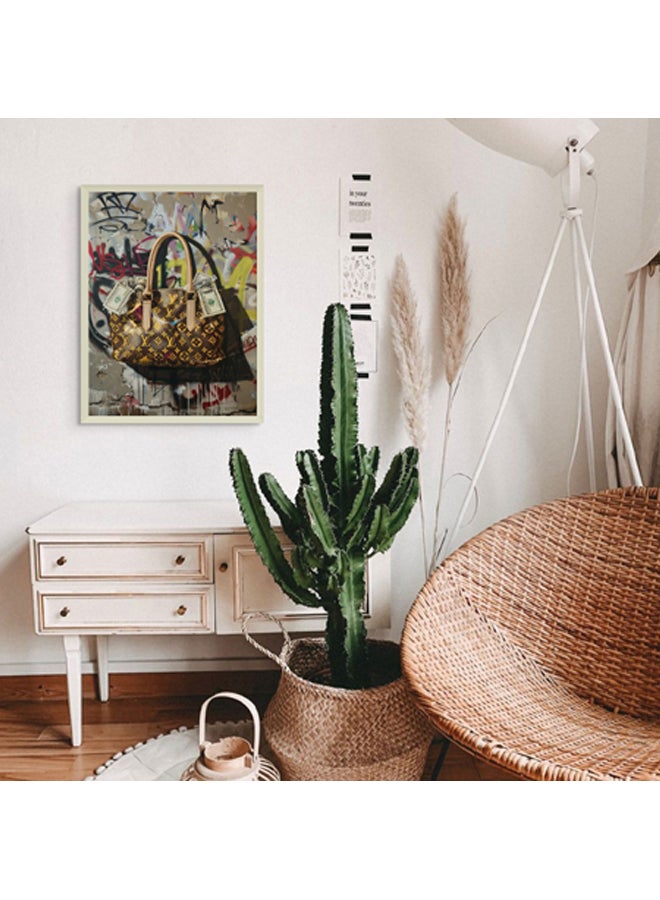 Art Decor Framed Fine Art Portrait Print of Louis Vuitton Bag Pop Art Street Modern Urban Artwork Fashion Prints Wall Décor for Living Room Bedroom Office Studio Home Décor. - Image 2