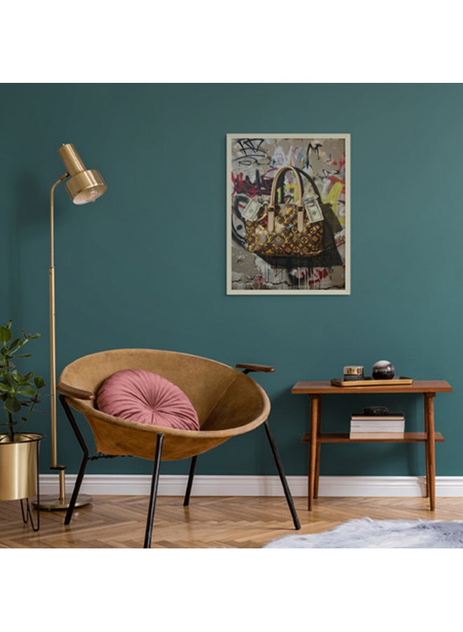 Art Decor Framed Fine Art Portrait Print of Louis Vuitton Bag Pop Art Street Modern Urban Artwork Fashion Prints Wall Décor for Living Room Bedroom Office Studio Home Décor. - Image 3