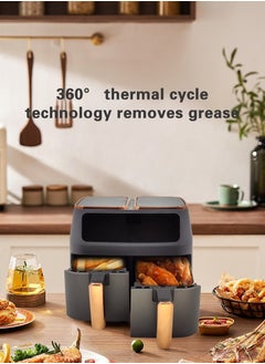Generic Electric air fryer for frying, grilling, baking, and roasting with overheating protection, promoting healthier cooking.  - Image 3