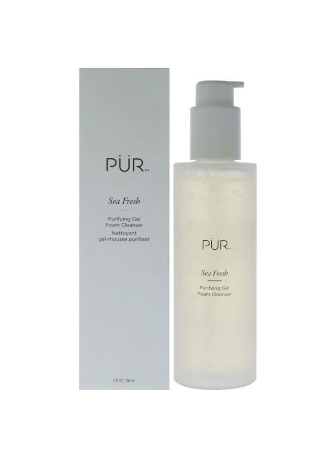 Pur PÜR Beauty Sea Fresh Purifying Gel Foam Cleanser, Algae, Sea Kelp, Antioxidants, 5 FL oz - Image 1