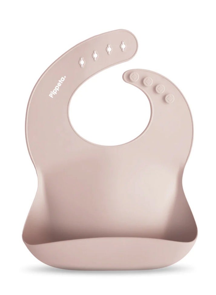 Pippeta Silicone Bib - Ash Rose