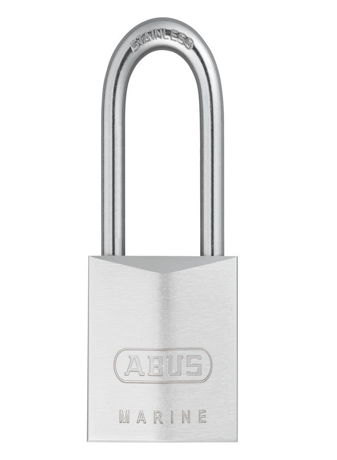 أباس قفل ABUS 75IB/40HB40 من النحاس المقاوم للصدأ مع مفتاحين للاستخدام الخارجي والتخزين والبوابة، بعرض 1.53 بوصة (39 مم)، وسلسلة طويلة (بمفتاح مختلف، 1) - Image 1