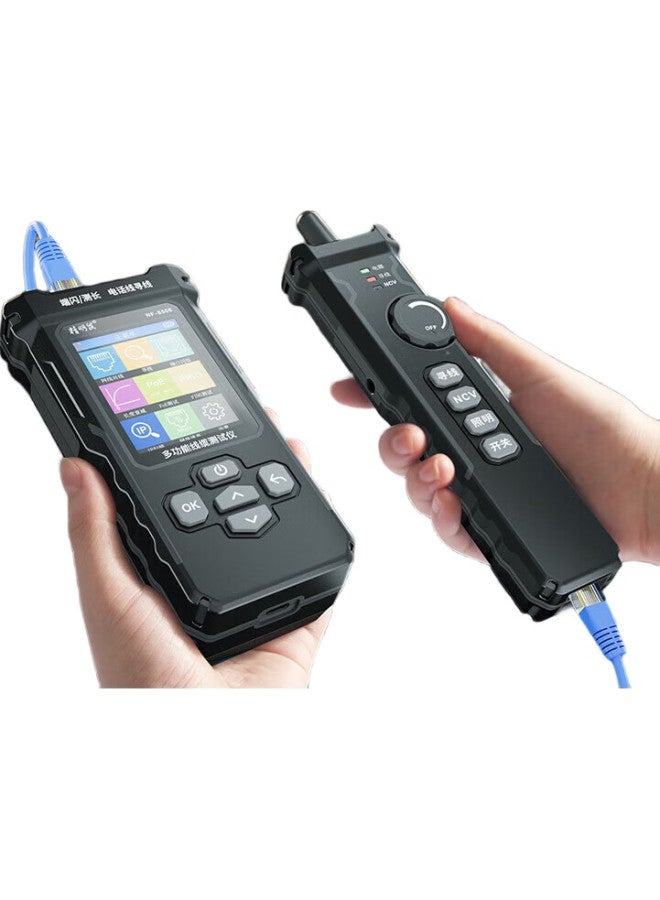 Slight Rat Jingmingshu Nf-8506 Cable Tester, Poe Tester, Network Speed Tester, Ip Scanner, All-In Cable Tester, Network Tester, Cable Tracker, Ping Tester - Image 1