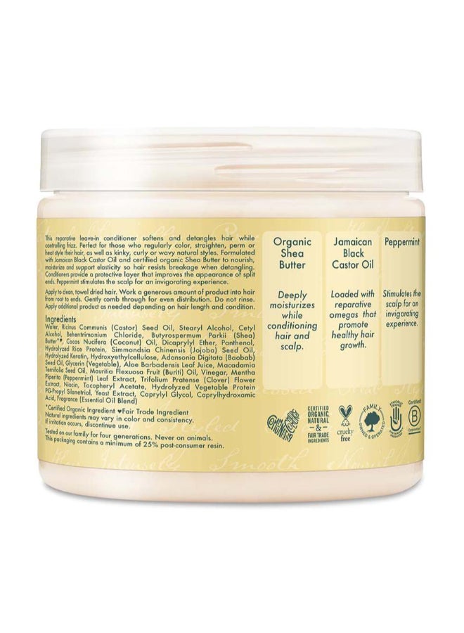 SheaMoisture Jamaican Black Castor oil Strengthen & Restore Leave-In Conditioner 454grams - Image 2
