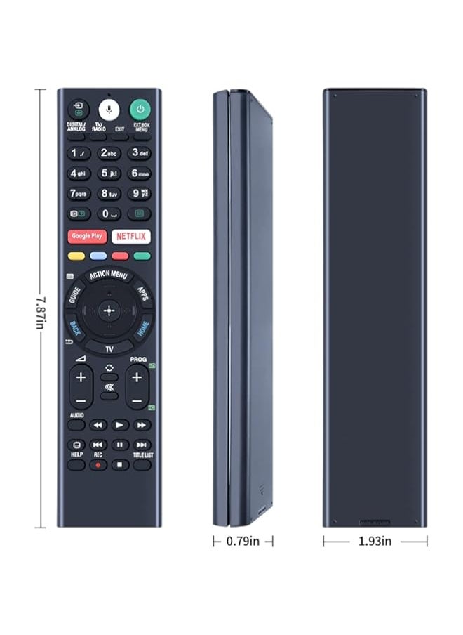 HuHa - TCNOUMT RMF-TX310E Voice Remote Control Replacement for Sony Bravia TV KD-43XE8004 KD-43XE8005 KD-43XE8077 KD-43XE8088 KD-43XE8096 KD-43XE8099 KD-43XF7596 K D-43XF8096 KD-49XF9005 - Image 1