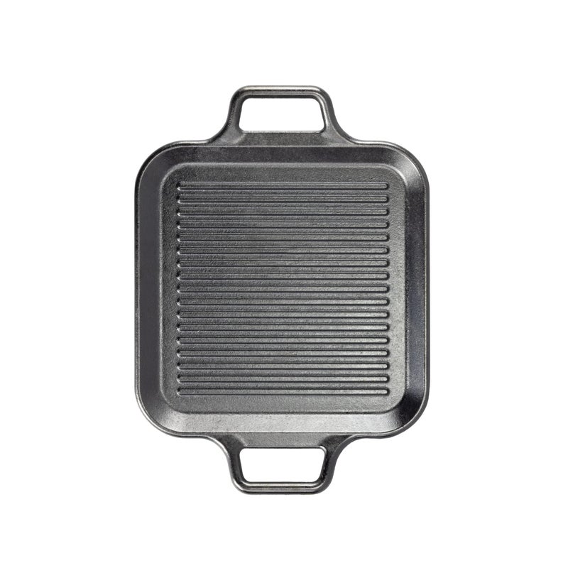 Lodge BOLD 12 Inch Seasoned Cast Iron Grill Pan with Loop Handles; Design-Forward Cookware - Image 2