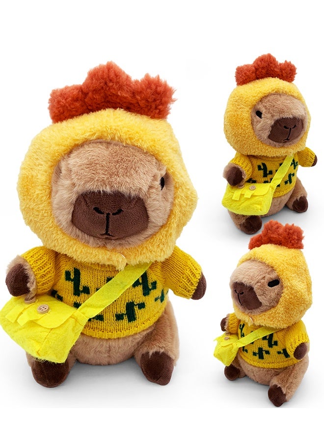 WESOPAN 8 PCS Capybara Plush with Clothes and Accessories, Stuffed Animal for Kids Girls Boys - Image 4